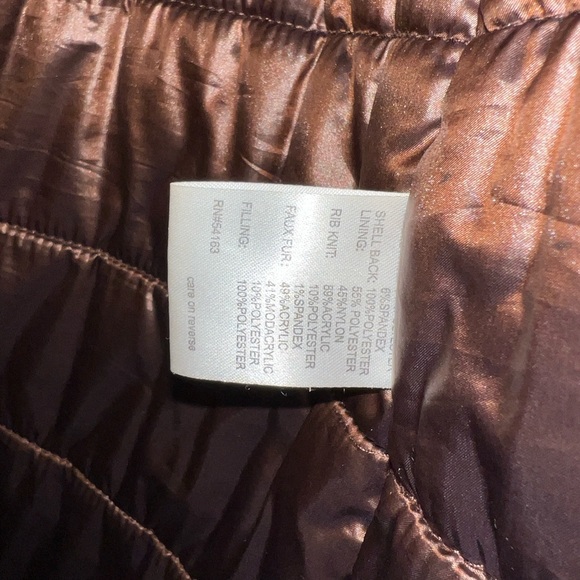 Calvin Klein Faux Fur Black Parka Jacket Women’s Small - Picture 9 of 9